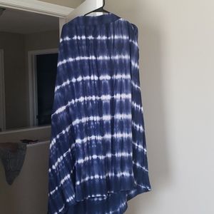 Tie dye maxi skirt